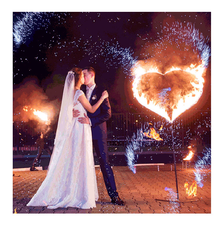 Организация пиротехнического шоу на свадьбу  Жуков | zhukov.salutsklad.ru