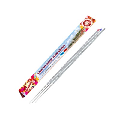 Триколор 300 мм. Бенгальские огни цветные купить в Жукове | zhukov.salutsklad.ru