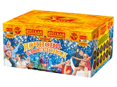 Ночной звездопад Комбинированный Фейерверк купить в Жукове | zhukov.salutsklad.ru