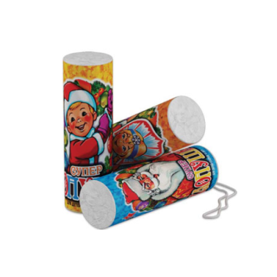 Супер с серпантином Хлопушки купить в Жукове | zhukov.salutsklad.ru