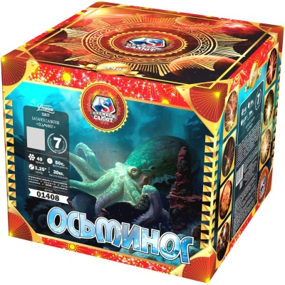 Осьминог Батарея салютов купить в Жукове | zhukov.salutsklad.ru